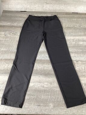 ACEGOLFS Women Black Golf Pants Stretch Pull On Slim Fit UPF 50 Size M